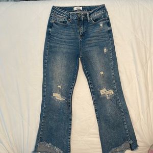 JBD distressed straight leg jeans, size 26